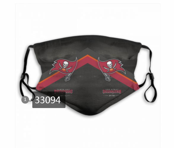 New 2021 NFL Tampa Bay Buccaneers #16 Dust mask with filter->nfl dust mask->Sports Accessory